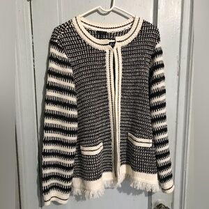 Talbots Cardigan w/Front Hook Closure